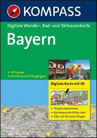 Carta digitale n. 4370. Bayern. Digital map. 3 DVD-ROM