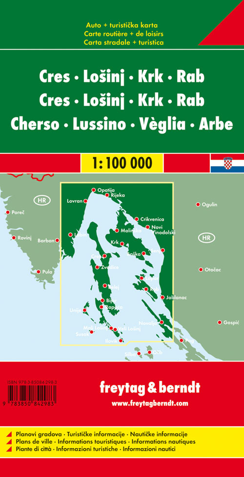 Cherso Lussino 1:100.000
