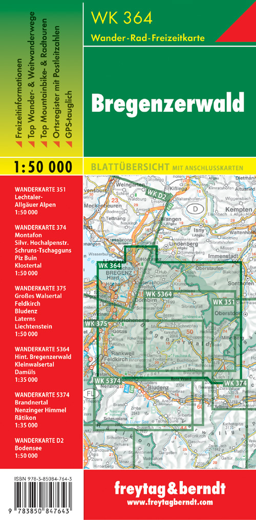Bregenzerwald 1:50.000