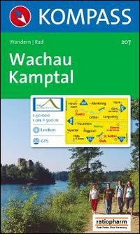 Carta escursionistica n. 207. Austria. Ad est delle Alpi. Vienna, Stiria... Wachau, Nibelungengau 1:50.000. DVD-ROM digital map