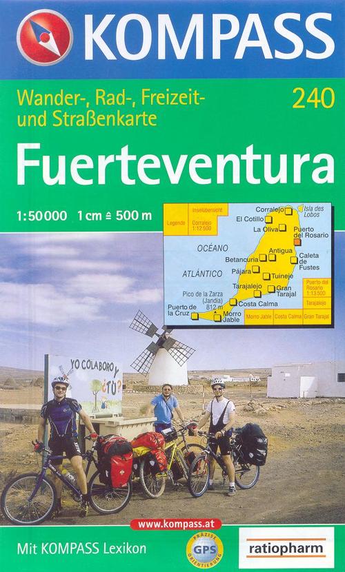 Carta escursionistica n. 240. Spagna. Isole Canarie. Fuerteventura 1:50.000. Adatto a GPS. Digital map. DVD-ROM