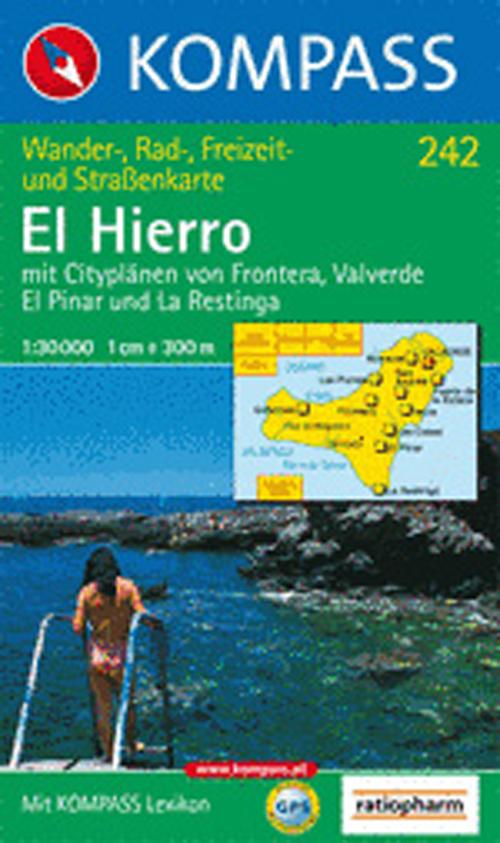 Carta escursionistica n. 242. Spagna. Isole Canarie. El Hierro 1:30.000. Adatto a GPS. Digital map. DVD-ROM