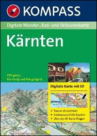 Carta digitale Austria n. 4295. Kärnten. Digital map