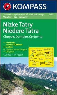 Carta escursionistica n. 2132. Repubblica Slovacca. Tatra Bassa-Niedere Tatra-Nízke Tatry 1:25.000. Adatto a GPS. Digital map. DVD-ROM