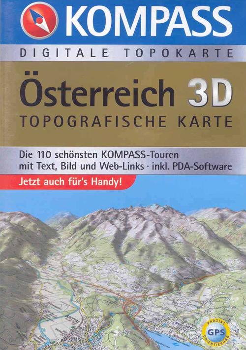 Carta digitale Austria n. 4309. Österreich. Digital map