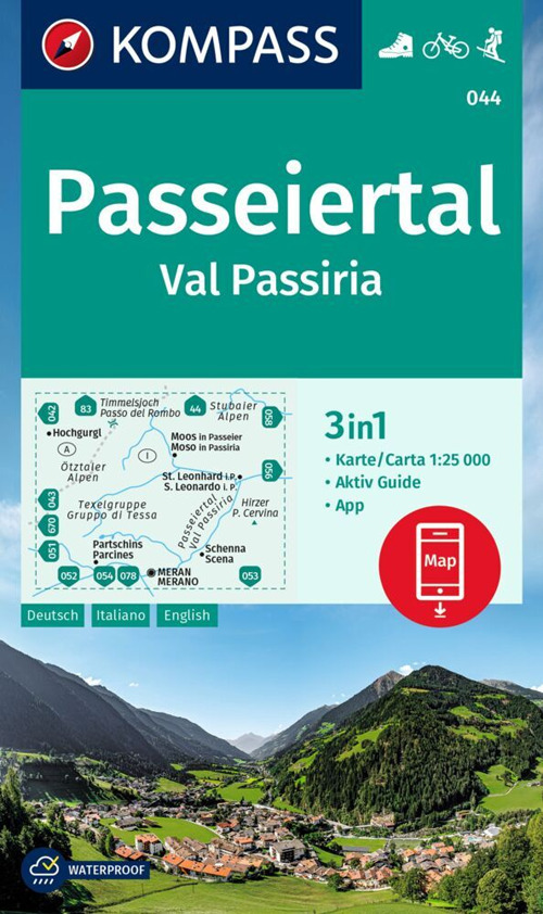 Carta escursionistica nr. 044. Passeiertal/Val Passiria