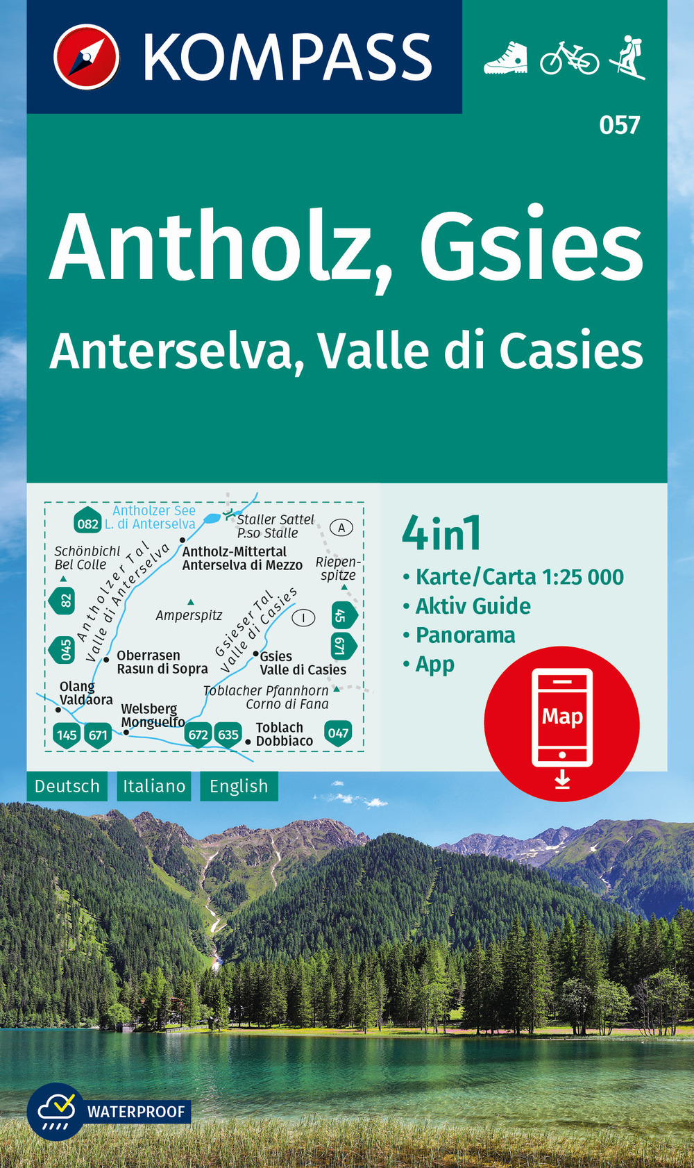 Anterselva, Valle di Casies. Ediz. italiana e tedesca