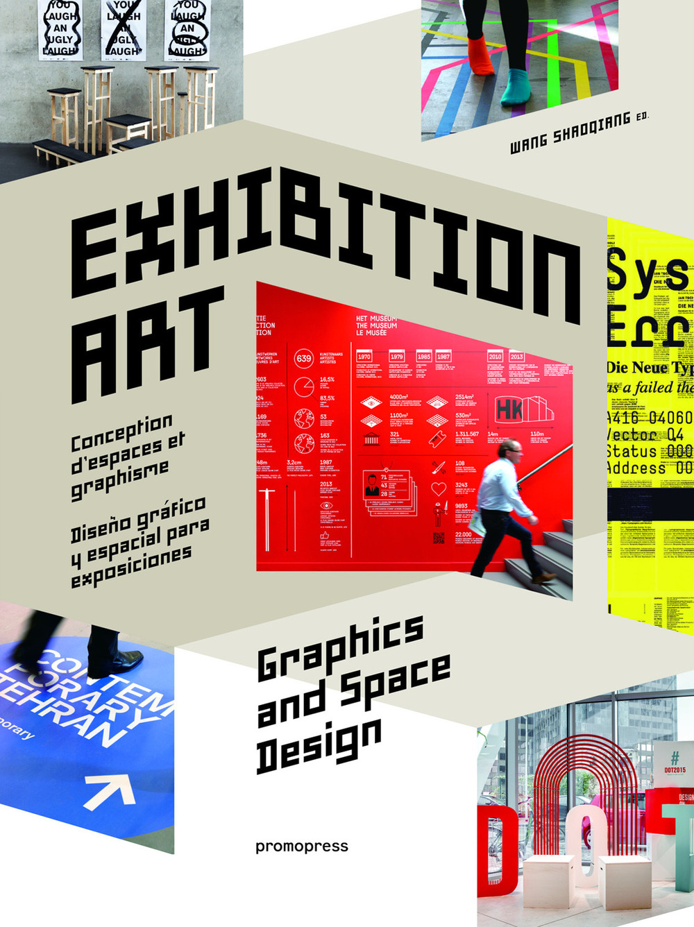 Exhibition art. Space graphics and design