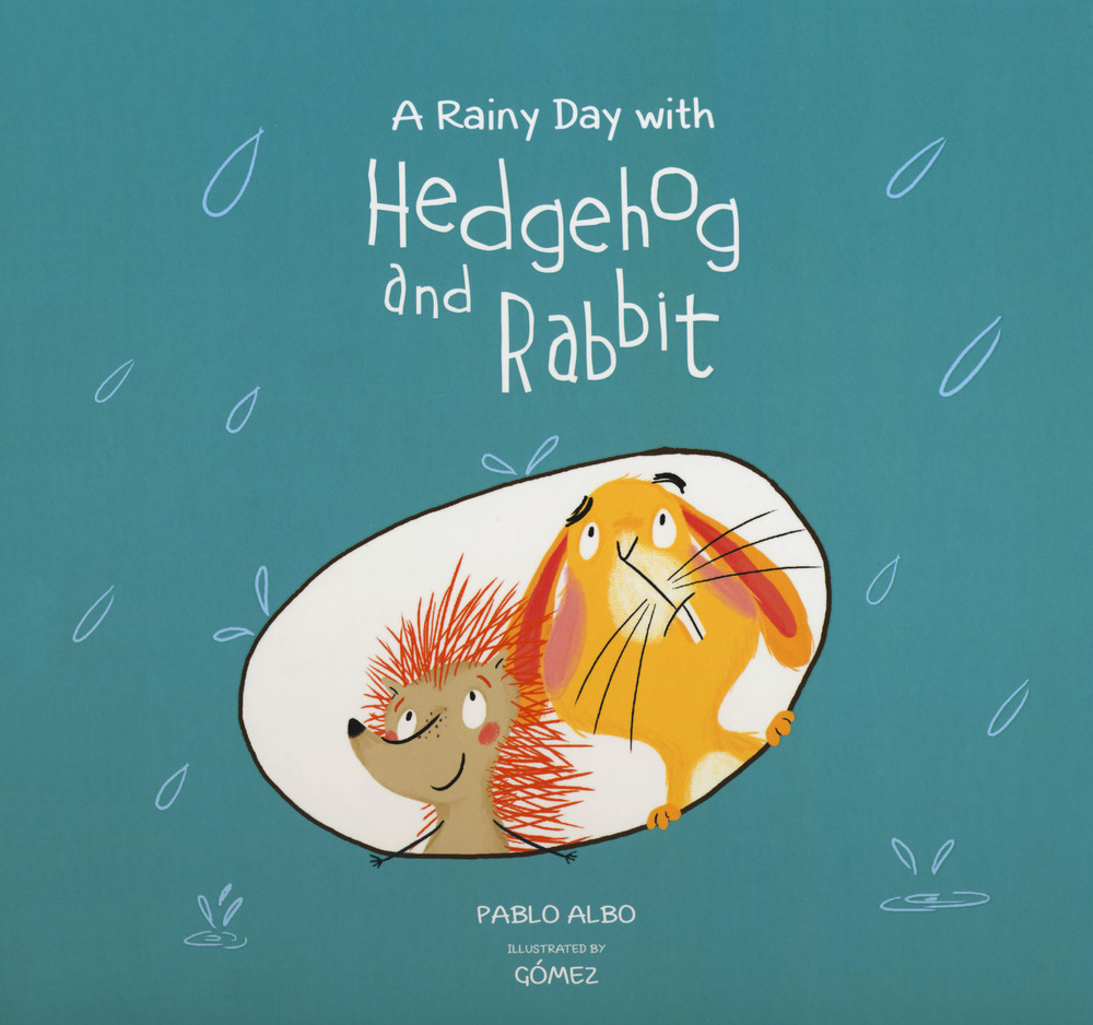 A rainy day with Hedgehog and rabbit