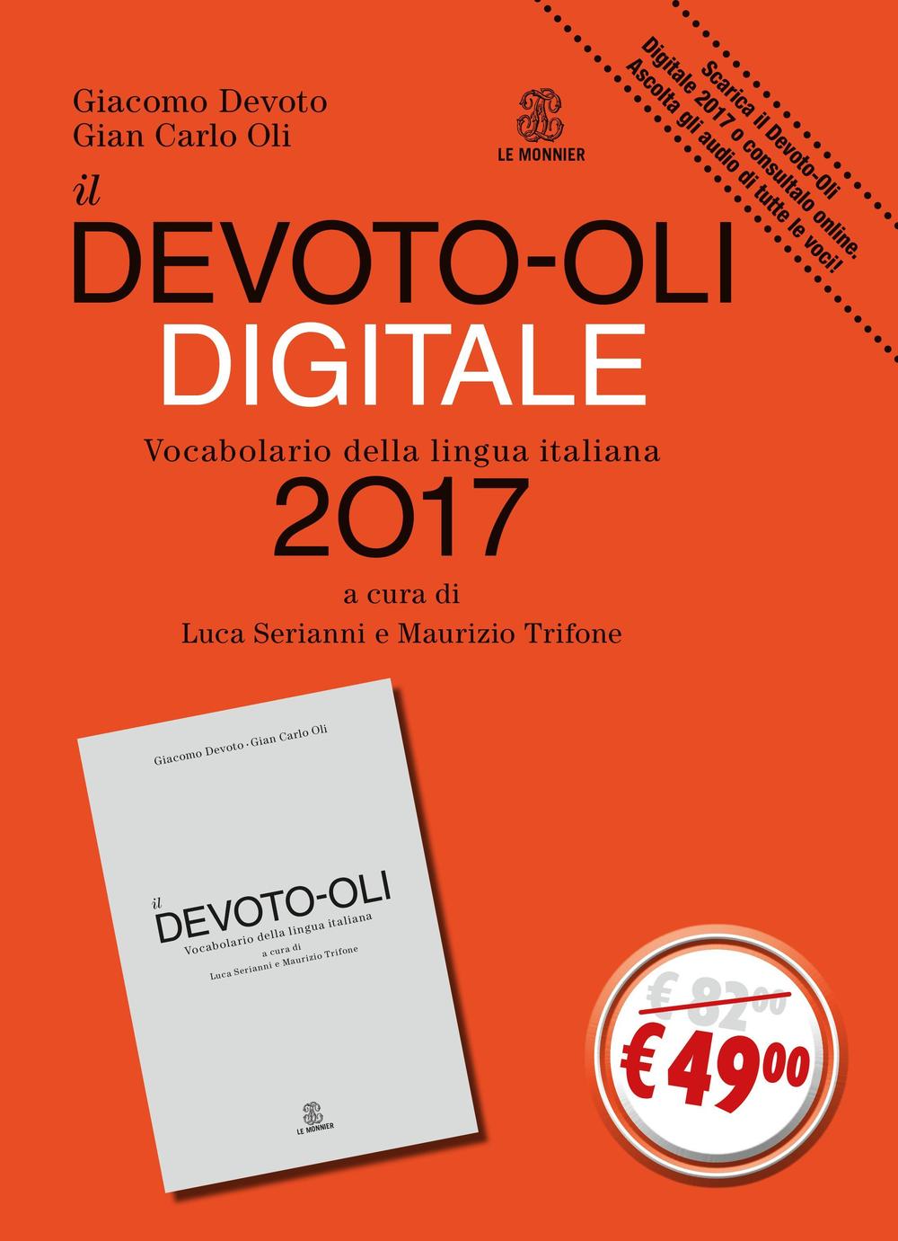 Il Devoto-Oli digitale. Vocabolario della lingua italiana 2017