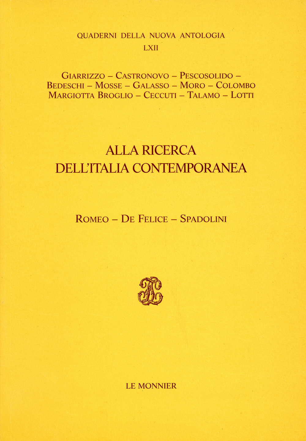 Alla ricerca dell'Italia contemporanea