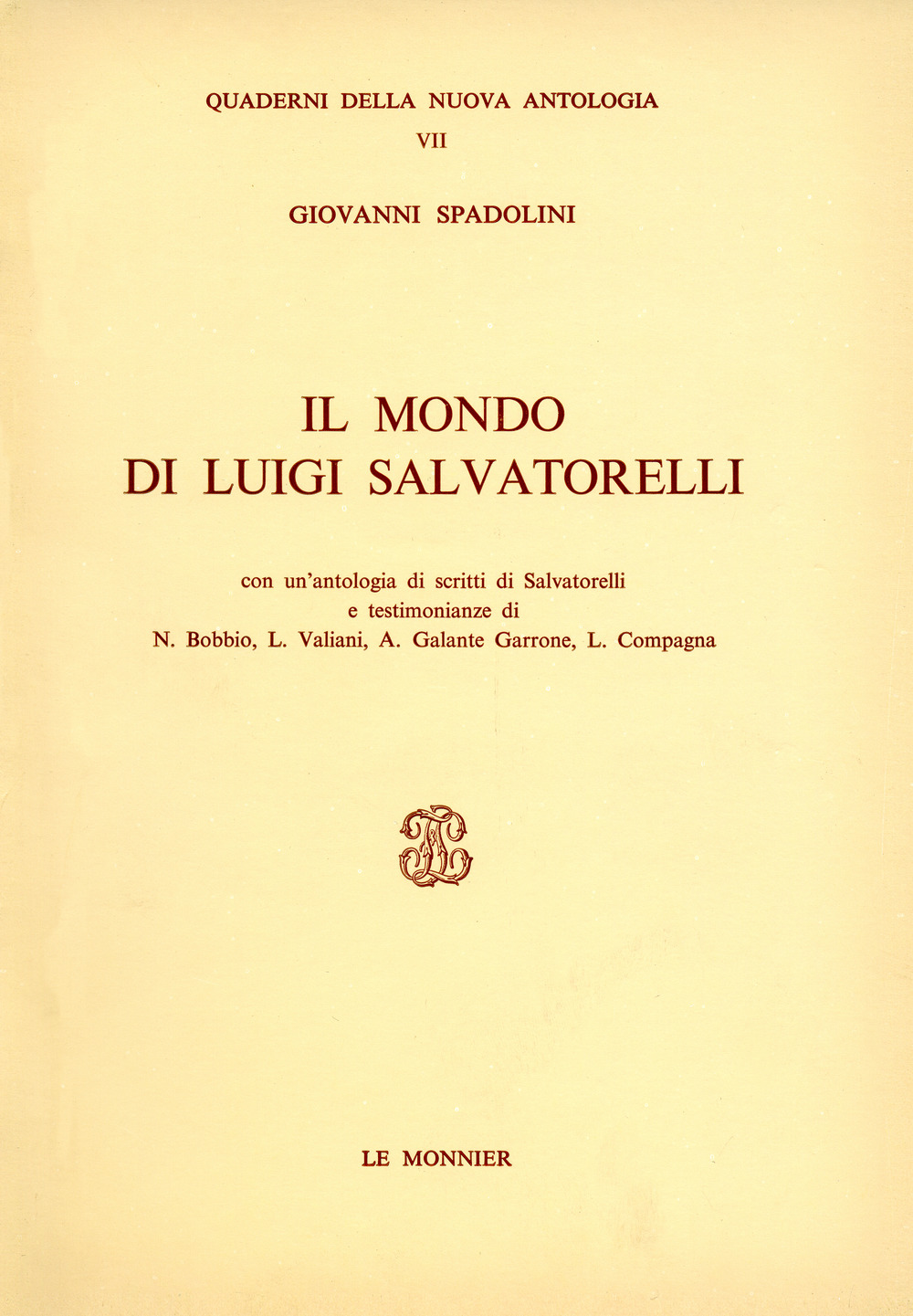 Il mondo di Luigi Salvatorelli