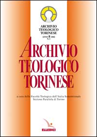Archivio teologico torinese (2002). Vol. 1
