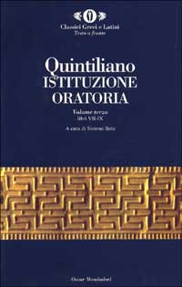 L'istituzione oratoria. Vol. 3