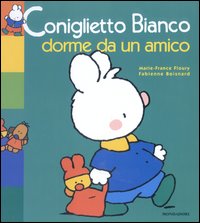 Coniglietto Bianco dorme da un amico