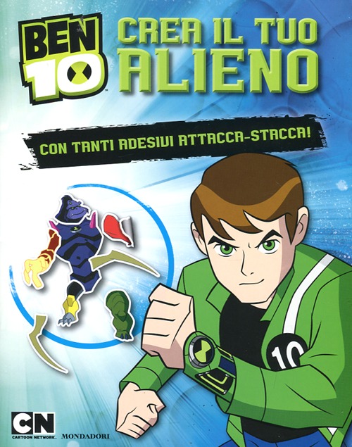 Ben 10. Crea il tuo alieno. Con adesivi