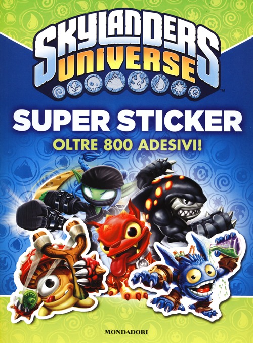 Skylanders Universe. Super sticker. Con adesivi
