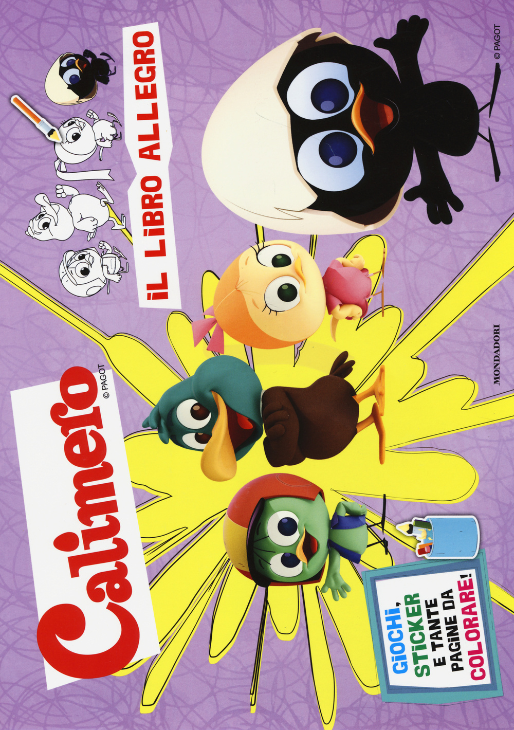 Il libro allegro. Calimero. Con adesivi