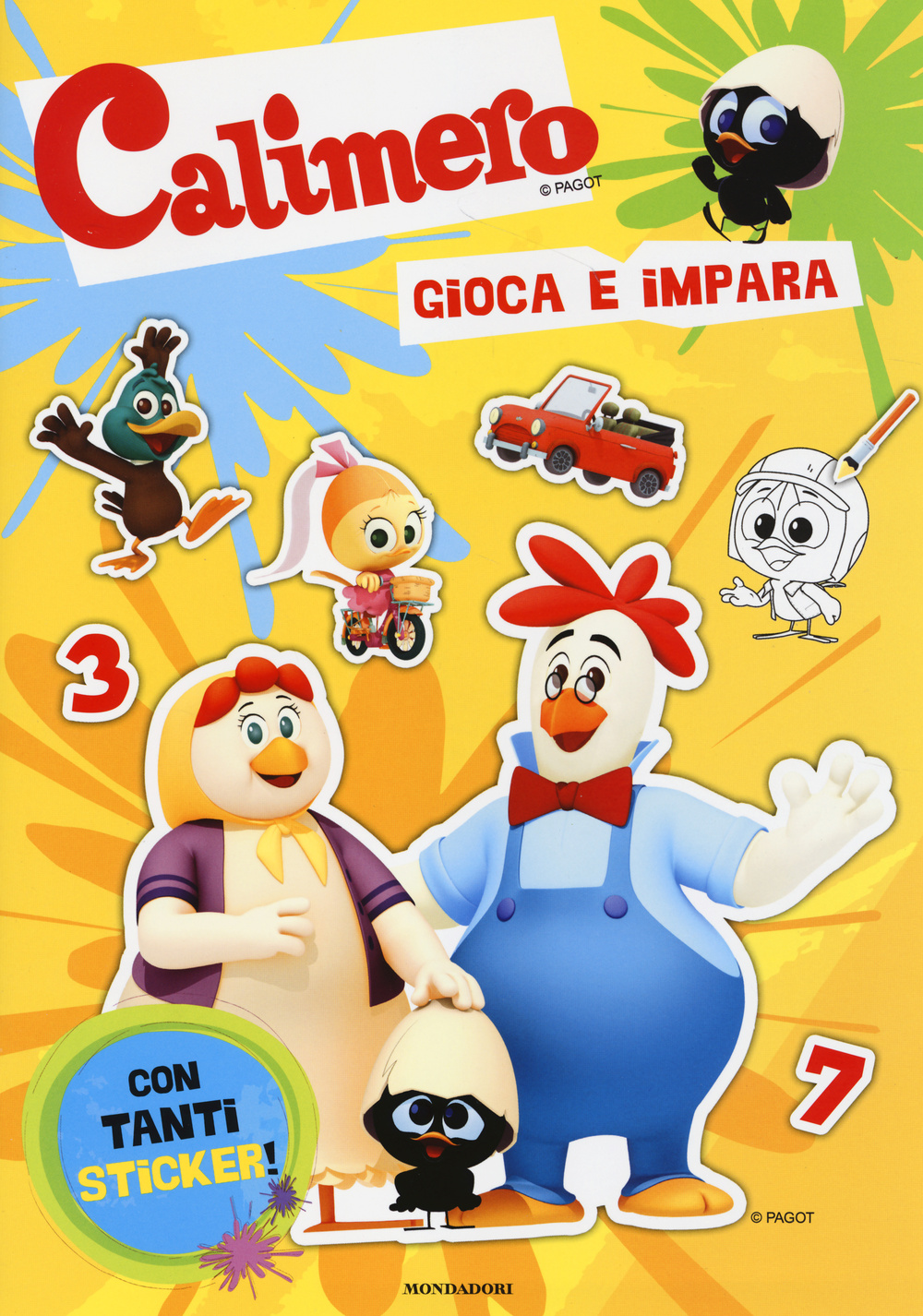 Gioca e impara. Calimero. Con adesivi