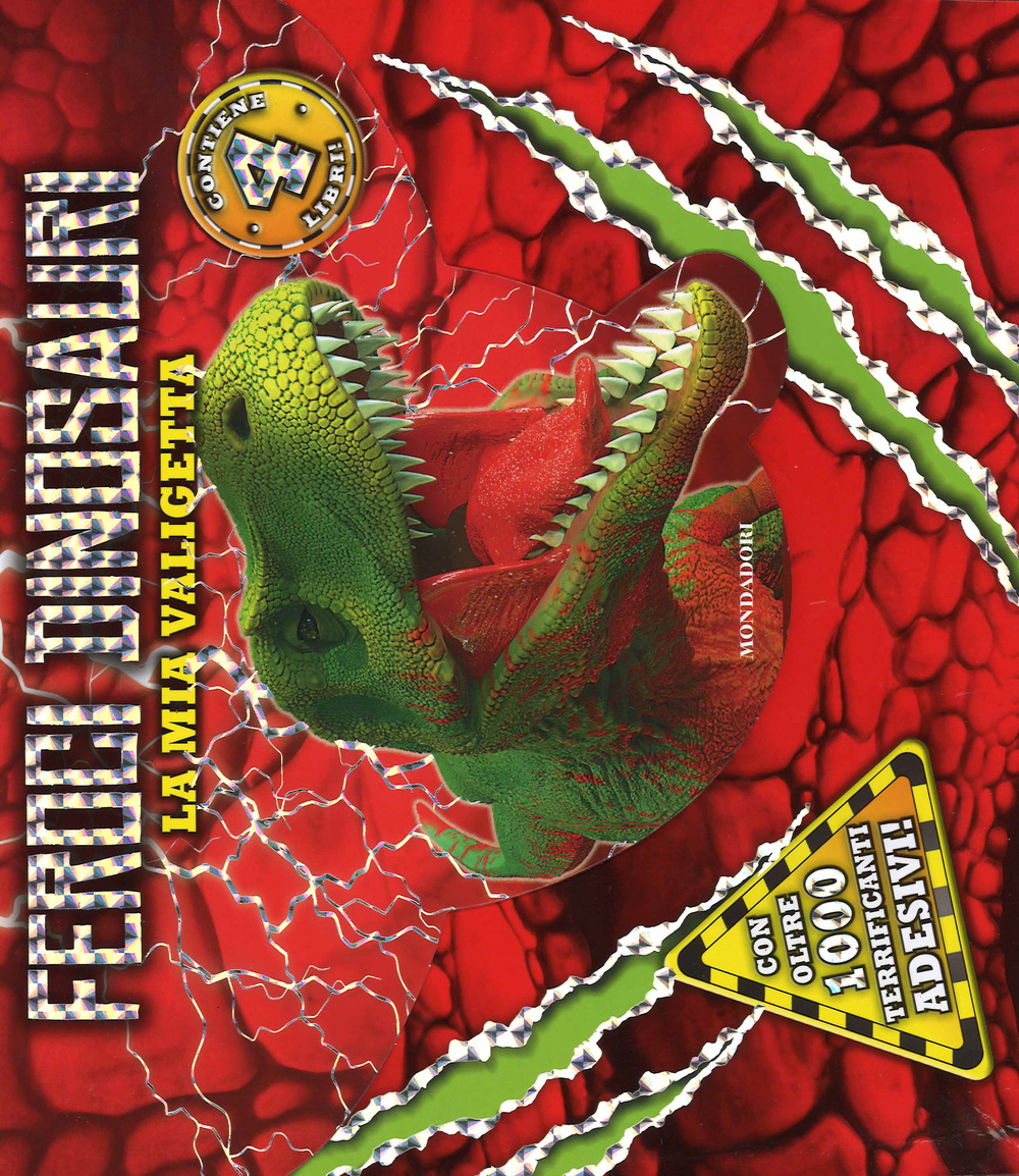 Feroci dinosauri. La mia valigetta. Con adesivi