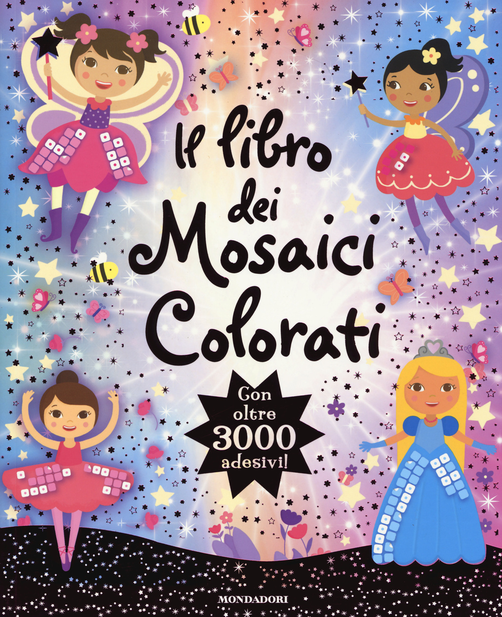 Il libro dei mosaici colorati. Con oltre 3000 adesivi
