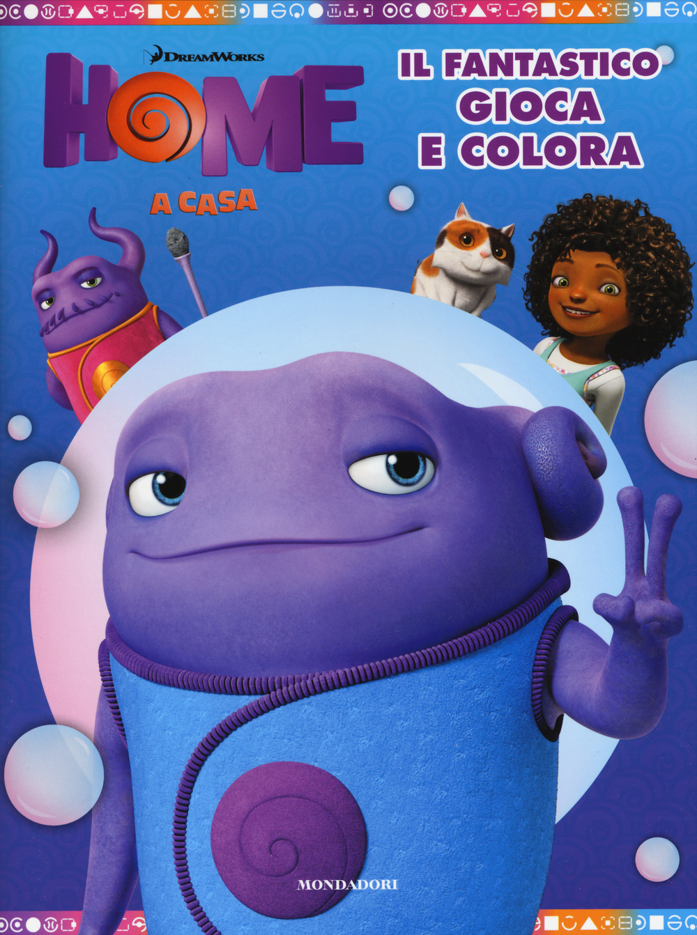 Home. A casa. Il fantastico gioca e colora