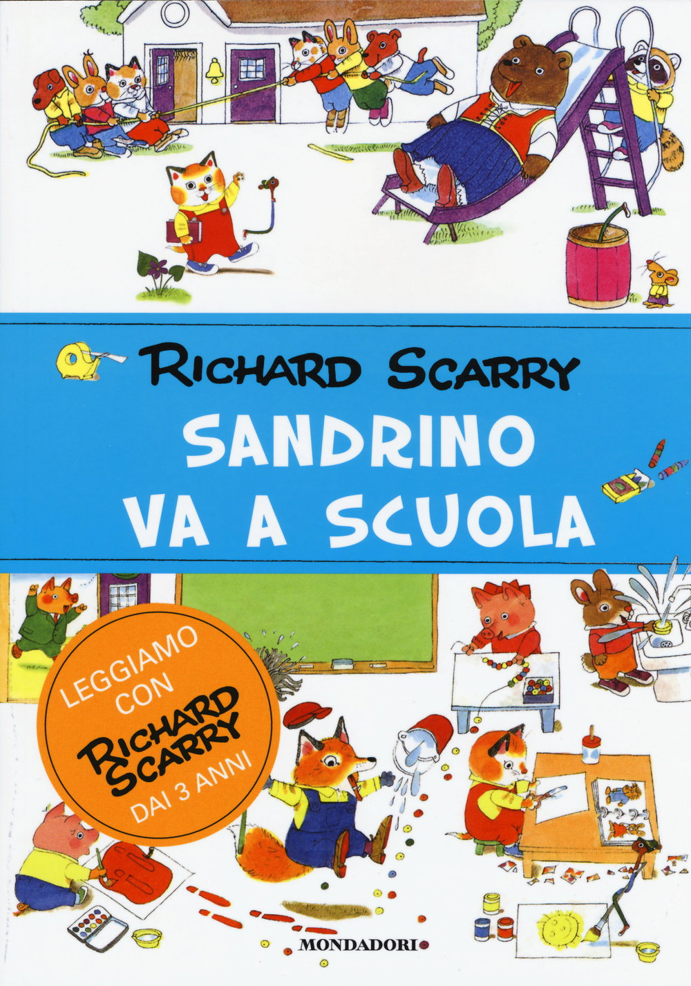 Sandrino va a scuola