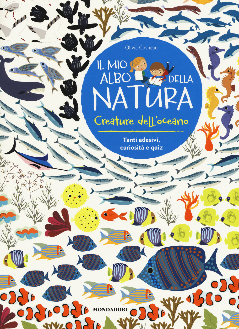Creature dell'oceano. Il mio albo della natura. Con adesivi