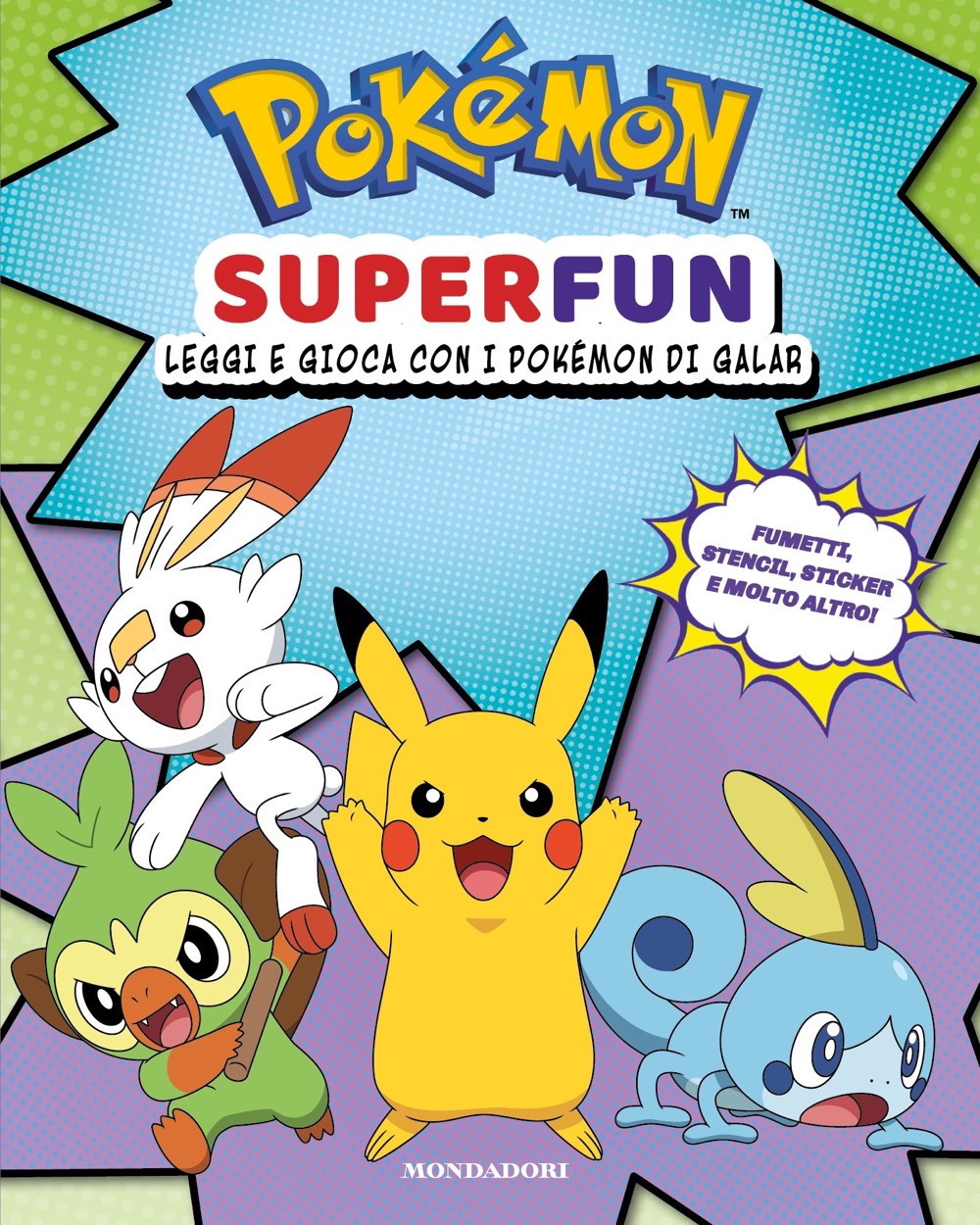 Pokémon Superfun. Leggi e gioca con i Pokémon di Galar. Con adesivi