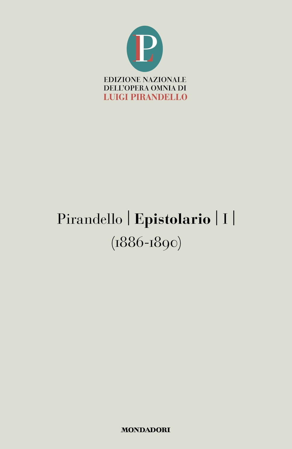 Epistolario. Vol. 1: (1886-1890)
