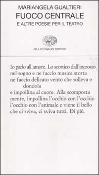 Fuoco centrale e altre poesie per il teatro