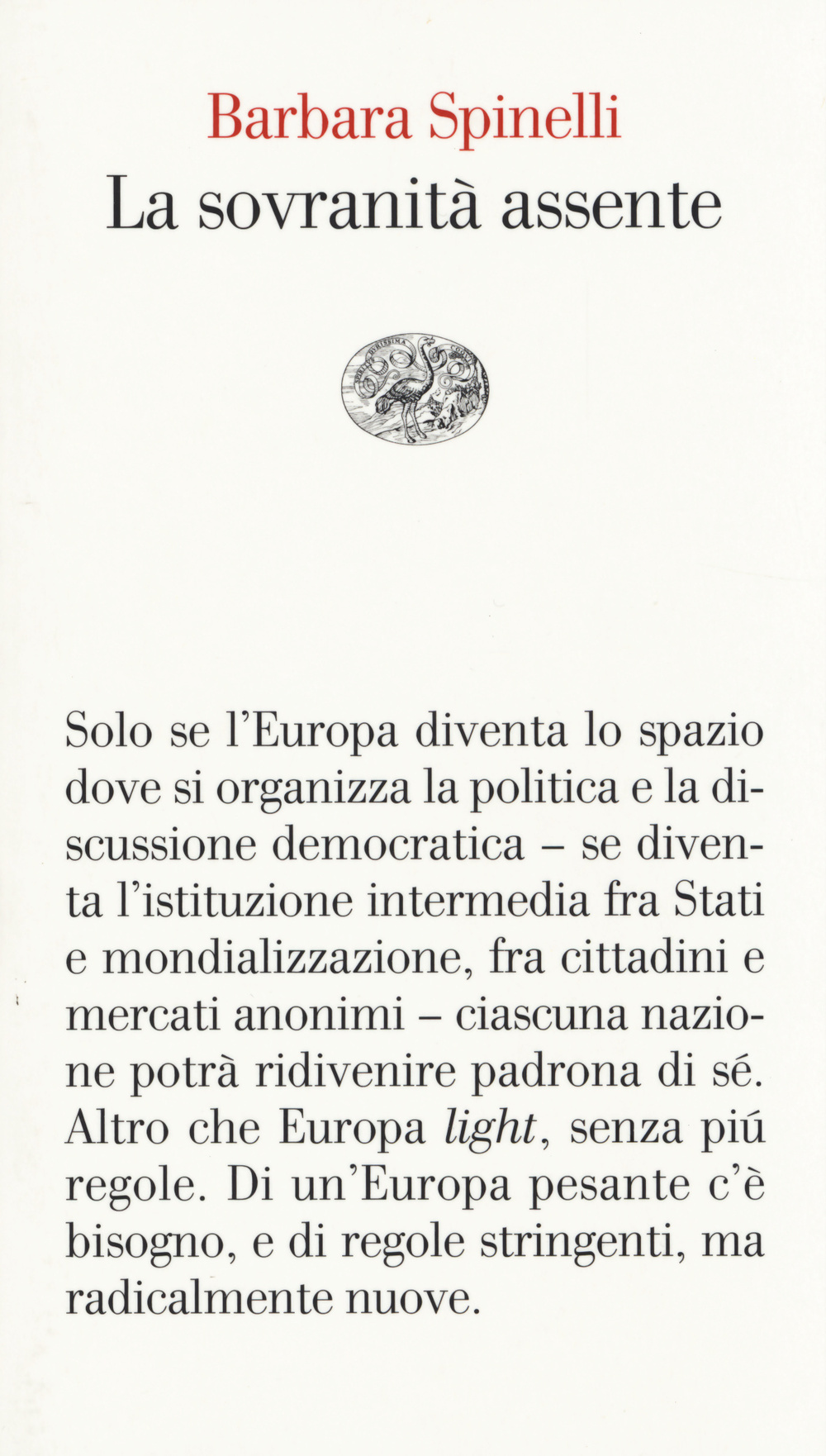 La sovranità assente