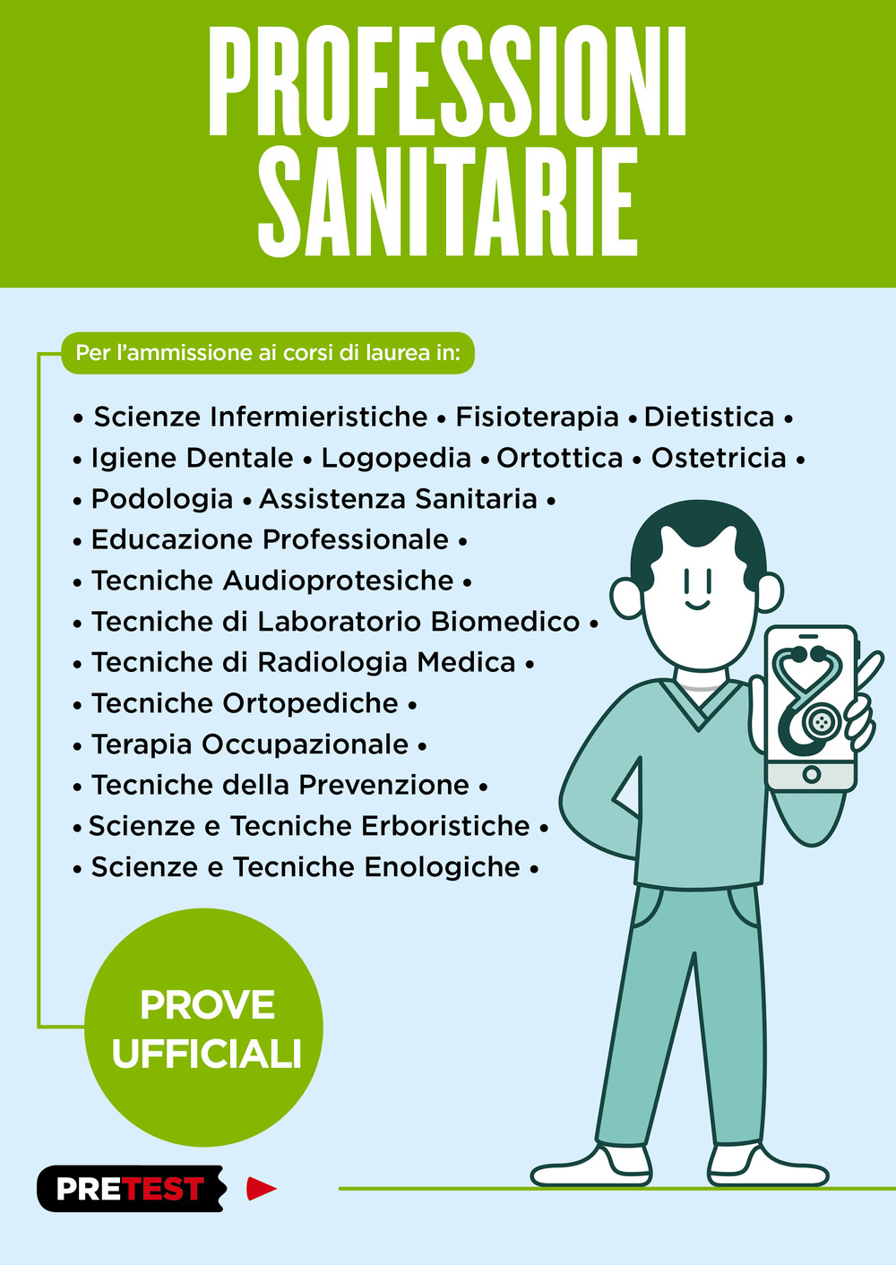 Professioni sanitarie. Prove ufficiali