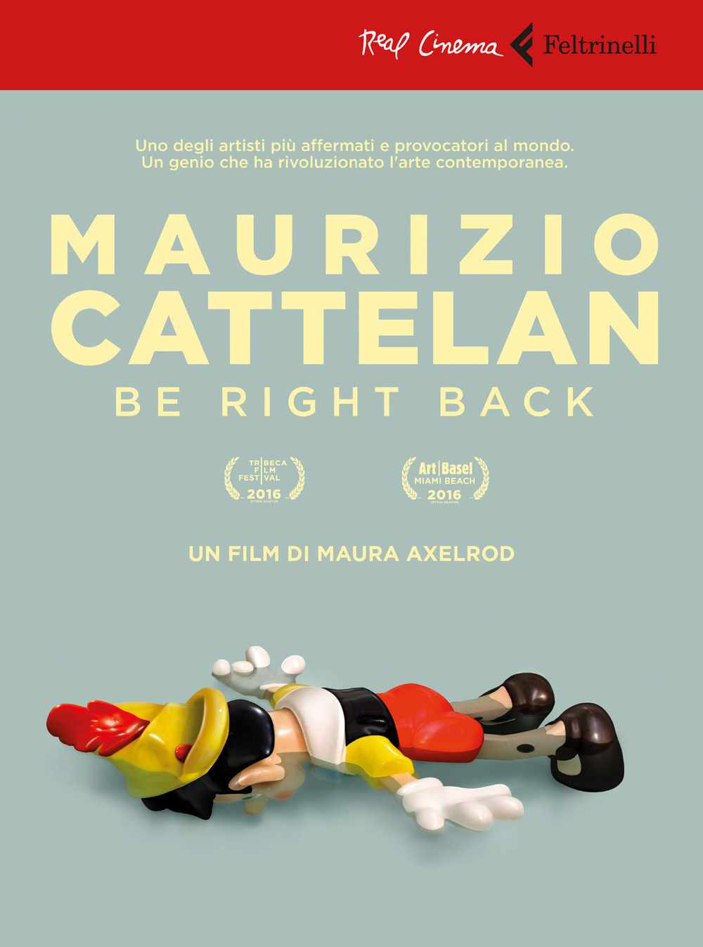 Maurizio Cattelan: be right back. DVD