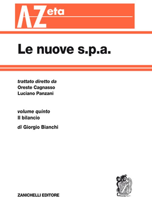Le nuove s.p.a.. Vol. 5: Il bilancio