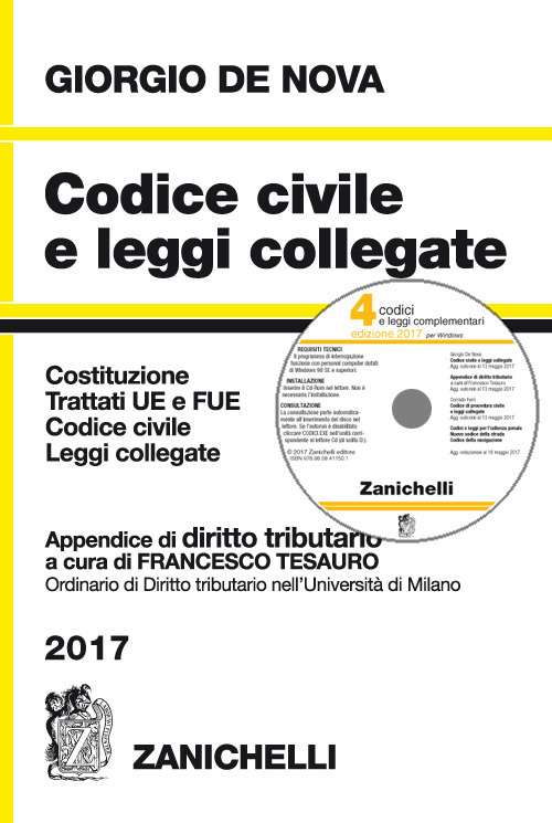 Codice civile e leggi collegate 2017. Con appendice di diritto tributario
