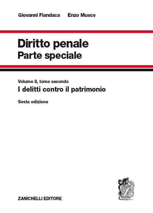 Diritto penale. Parte speciale. Vol. 2/2: I delitti contro il patrimonio