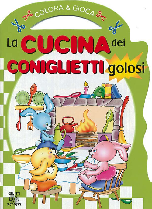 La cucina dei coniglietti golosi. Colora & gioca