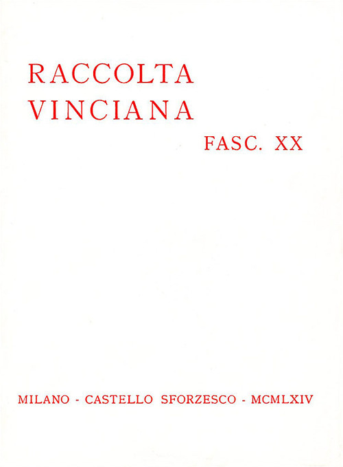 Raccolta Vinciana. Vol. 20