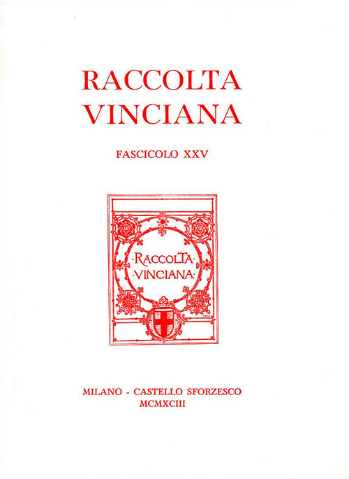 Raccolta Vinciana. Vol. 25