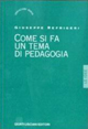 Come si fa un tema di pedagogia