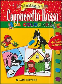 Cappuccetto Rosso da colorare