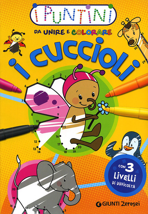 I cuccioli. I puntini da unire e colorare