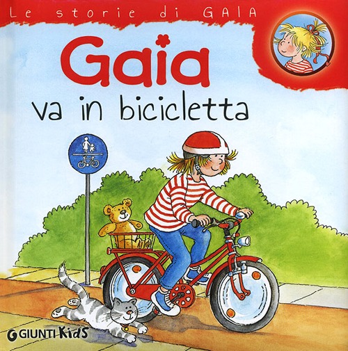 Gaia va in bicicletta