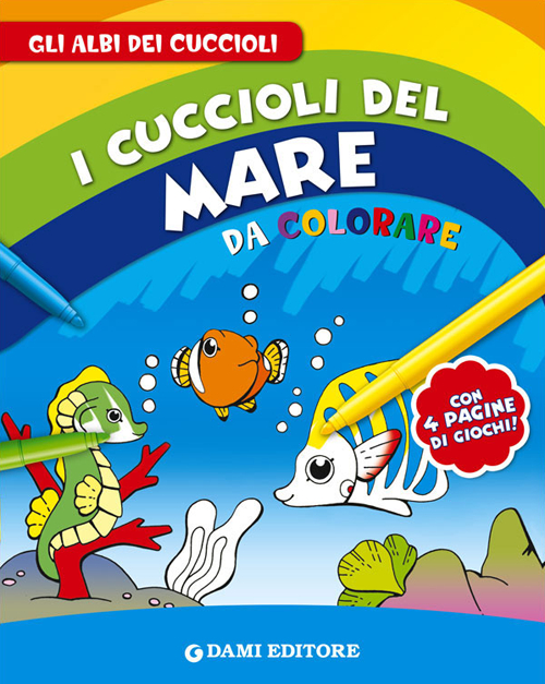 I cuccioli del mare da colorare