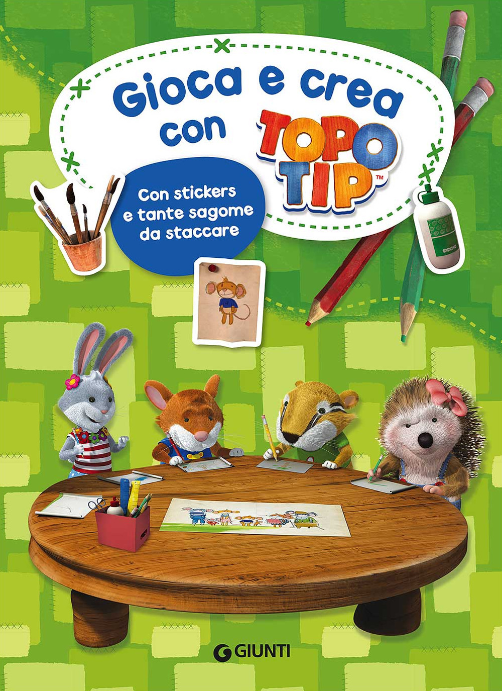 Gioca e crea con Topo Tip. Con adesivi
