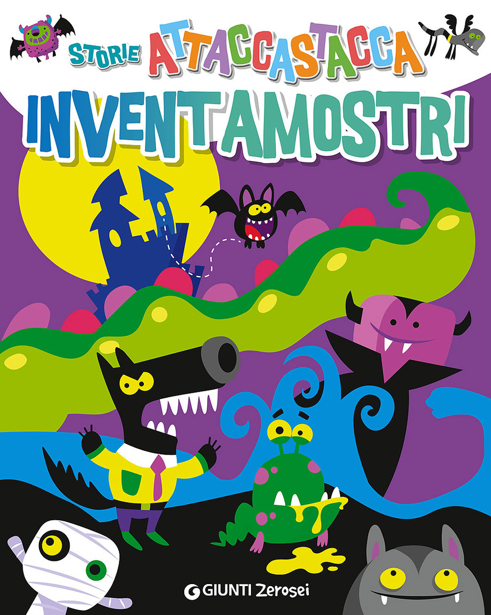Inventamostri. Storie attaccastacca. Con adesivi