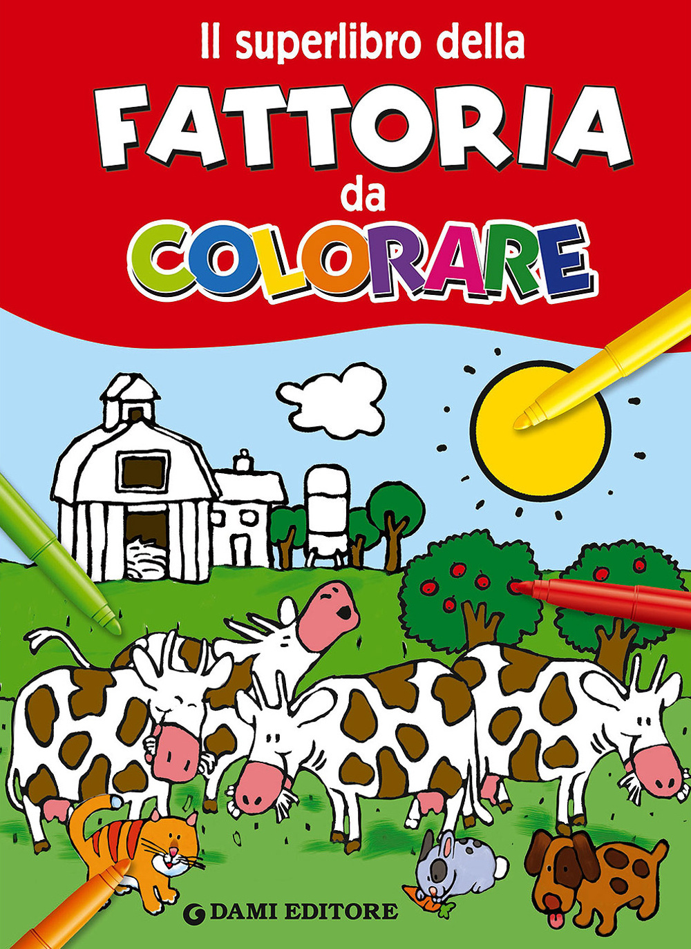 Il superlibro della fattoria da colorare