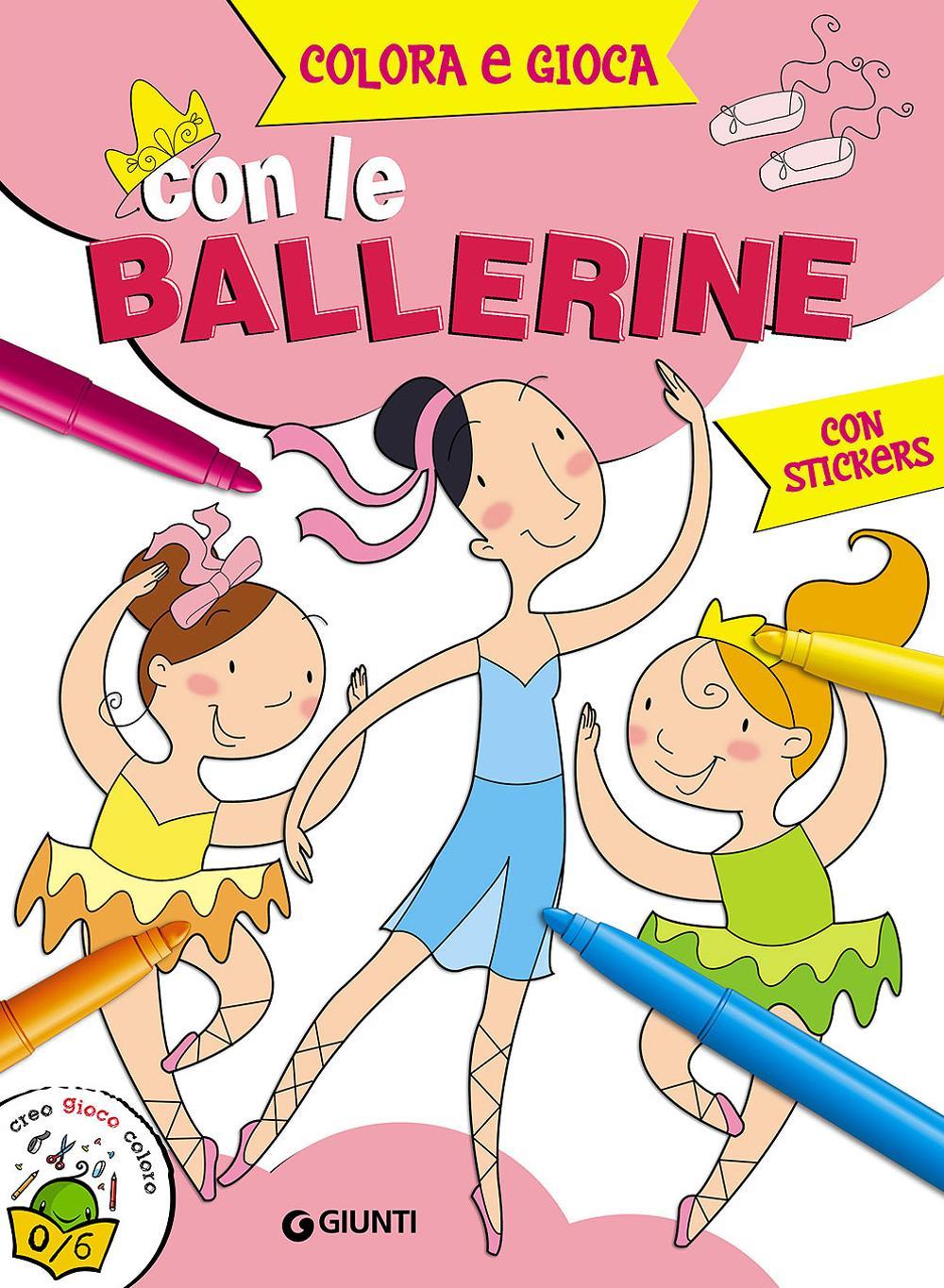 Colora e gioca con le ballerine
