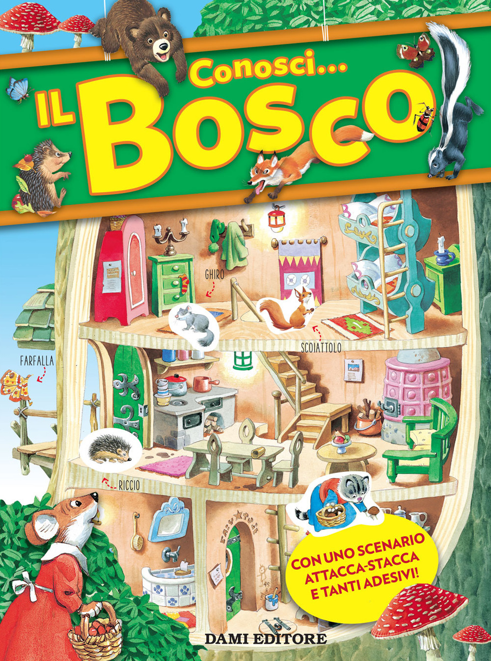 Conosci... Il bosco. Con adesivi